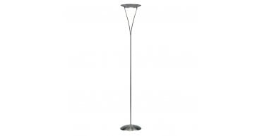Opus Floor Lamp Satin Chrome