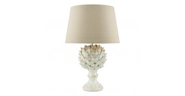 Orris Table Lamp Base Antique Cream