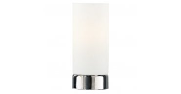 Owen Touch Table Lamp Polished Chrome Opal Glass (Multipack)