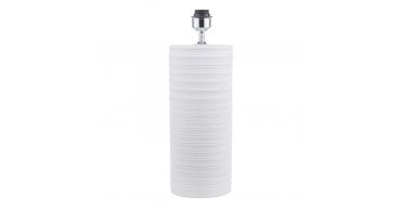 Pascha Table Lamp White Ceramic Base Only