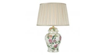 Peony Table Lamp Floral Design Base Only