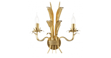 Phaedra 2 Light Wall Light Gold