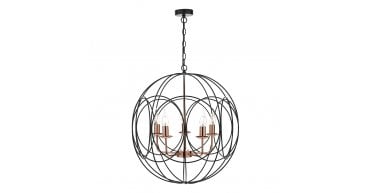Phoenix 5lt Pendant Black & Copper