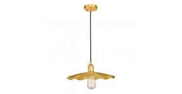 Piper 1 Light Single Pendant Gold Leaf