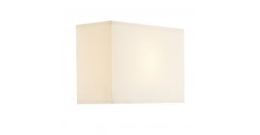 Piza Cream Cotton Rectangle Shade 24cm
