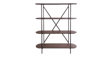 Poe Shelves Mocha Effect and Matt Black