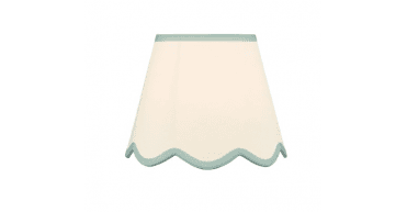 Poma Natural Linen Scalloped Shade 25cm