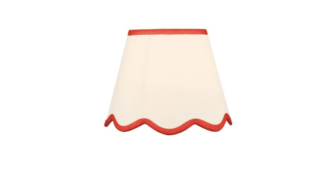 Där Lighting Poma Natural Linen Tapered Drum Shade 25cm