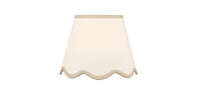 Där Lighting Poma Natural Linen Tapered Drum Shade 25cm