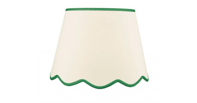 Där Lighting Poma Natural Linen Tapered Drum Shade 45cm