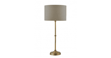 Pyramid Grey Linen Drum Shade 25cm
