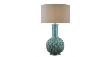 Pyramid Grey Linen Drum Shade 40cm