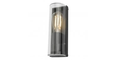 Quenby Outdoor Wall Light Matt Grey Acrylic IP65