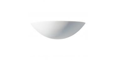 Radius Ceramic Wall Washer White Unglazed