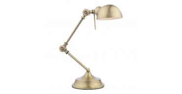 Ranger Task Table Lamp Antique Brass