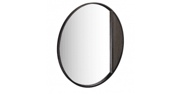 Rasmus Mirror Mocha Effect and Matt Black 80cm