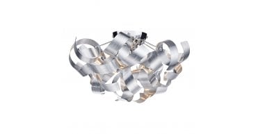 Rawley 4 Light Flush Brushed Aluminium 40cm