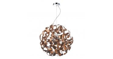 Rawley 9 Light Pendant Brushed Copper