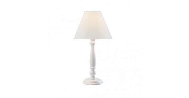 Där Lighting Regal Small Table Lamp White With Shade (Multipack)