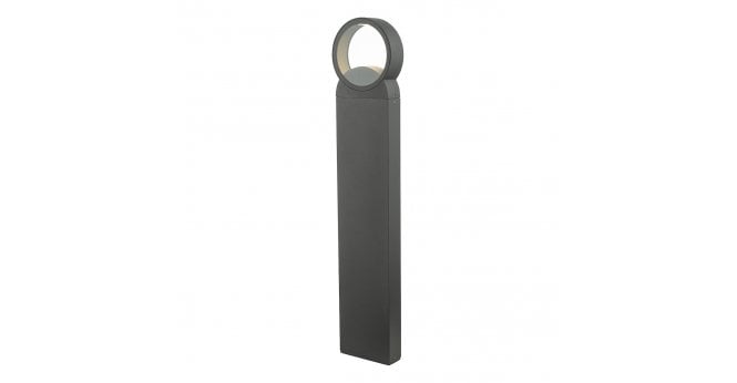 Där Lighting Reon Outdoor Post With Round Light Anthracite IP65 LED