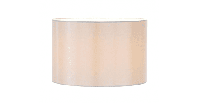 Där Lighting Rheneas White Cotton Drum Shade 30cm