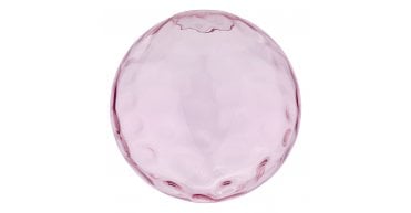 Ripple Easy Fit Pendant Pink Glass