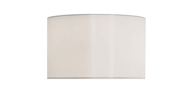 Där Lighting Risha Ivory Faux Silk Drum Shade 36cm