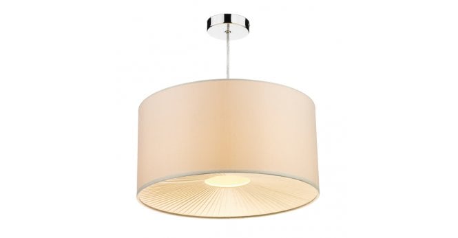 Där Lighting Rita Non Elec Pendant 2 Tone Cream (Multipack)