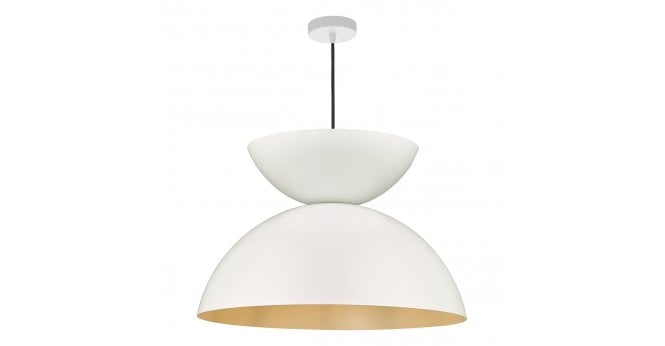 Där Lighting Riya Pendant Matt White