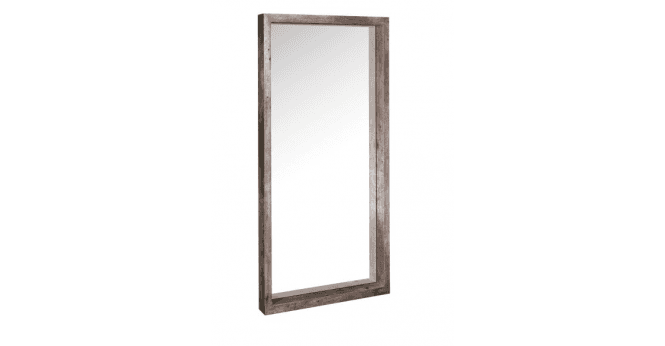 Där Lighting Rocco Mirror Distressed Concrete Effect 90 X 50cm