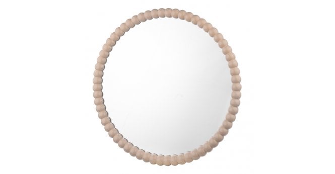 Där Lighting Ruan Round Mirror Cream 70cm