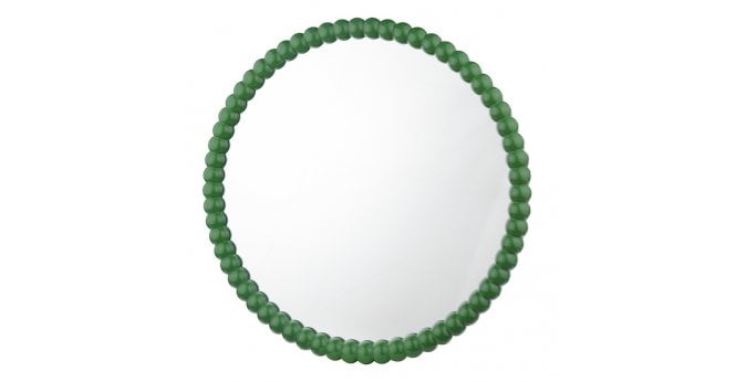 Där Lighting Ruan Round Mirror Green 70cm