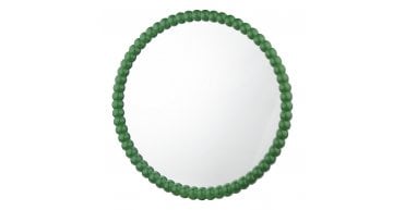 Ruan Round Mirror Green 70cm