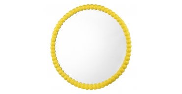 Ruan Round Mirror Yellow 70cm