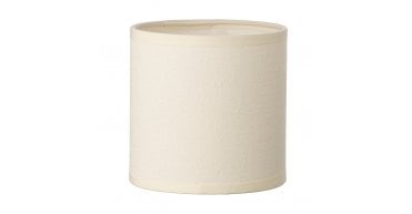 S066 Cream Cotton Drum Shade 12cm