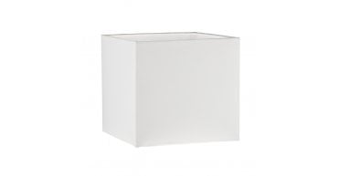S1106 Ivory Cotton Square Shade 15cm