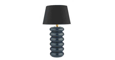 Safia Black Cotton Tapered Drum Shade 36cm