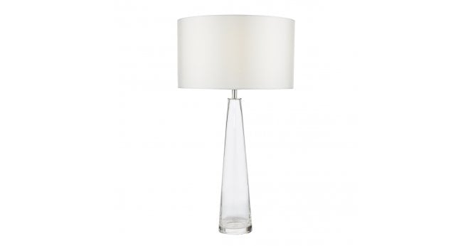 Där Lighting Samara Table Lamp Clear Glass Base Only