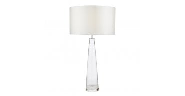 Samara Table Lamp Clear Glass Base Only