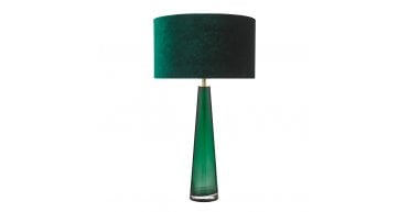 Samara Table Lamp Green Glass