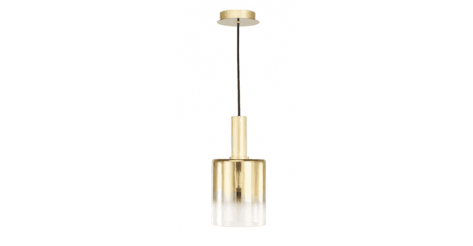Där Lighting Savannah Pendant Satin Gold and Gold Ombre Glass