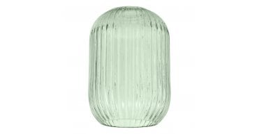 Sawyer Easy Fit Pendant Green Ribbed Glass