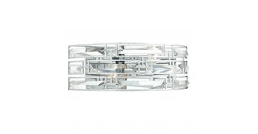 Seville 2 Light Wall Light Crystal Polished Chrome