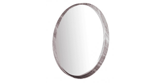 Där Lighting Seyah Mirror Brown Stone Effect 74cm