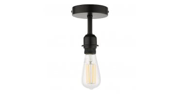 SF0122 Semi Flush Suspension Matt Black Bracket Only