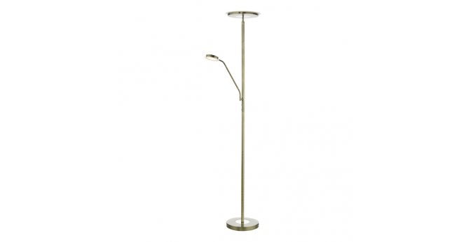 Där Lighting Shelby Mother & Child Lamp Antique Brass LED