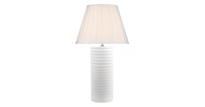 Där Lighting Siam Cream Cotton Mix Tapered Drum Shade 45cm