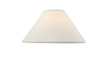 Sivan White Linen Coolie Shade 16cm