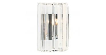 Sketch Wall Light Polished Chrome Crystal