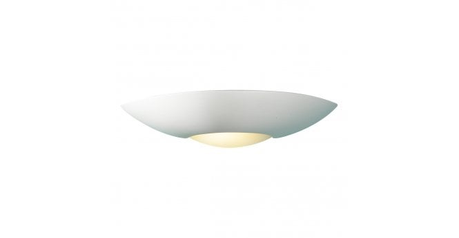 Där Lighting Slice Wall Washer White Ceramic